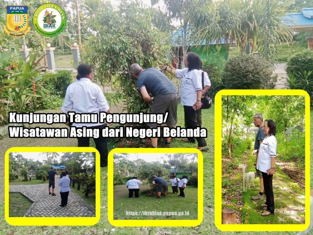 Setelah 10 Tahun Mr.Frank Grim Kembali berkunjung di TBTA BIAK