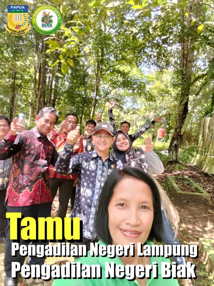 Tamu Pengunjung dari Pengadilan Negeri Lampung dan Pengadilan Negeri Biak