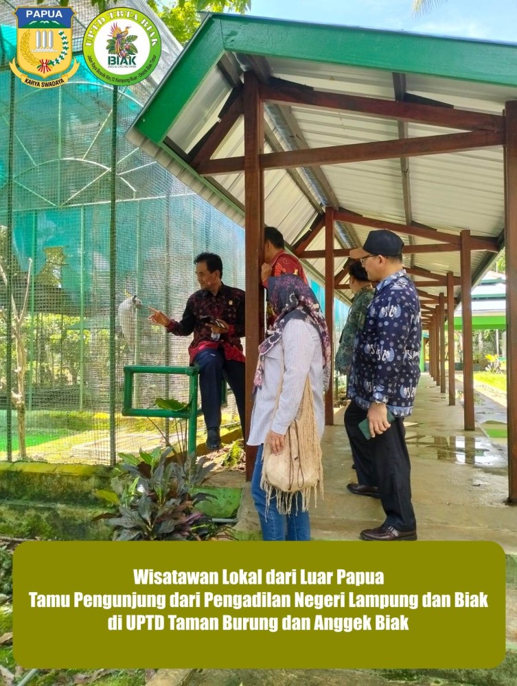 Tamu Pengunjung dari Pengadilan Negeri Lampung dan Pengadilan Negeri Biak