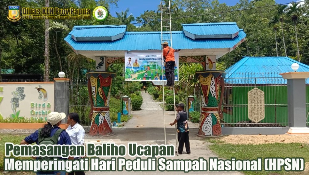 Pemasangan Baliho Ucapan HPSN - 21 Februari 2025