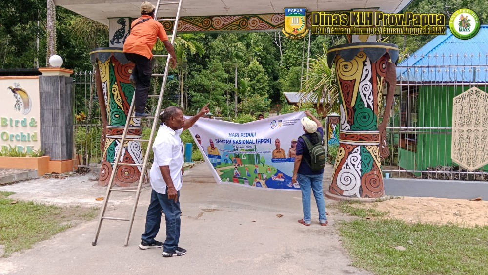 Pemasangan Baliho Ucapan HPSN - 21 Februari 2025