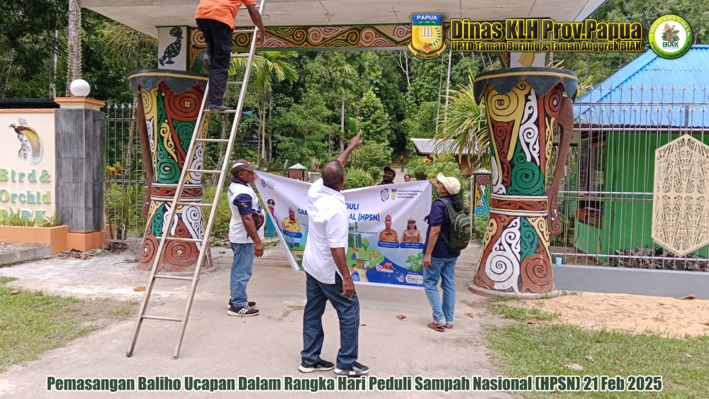 Pemasangan Baliho Ucapan HPSN - 21 Februari 2025