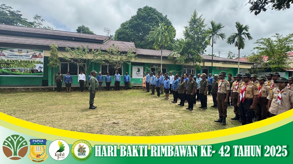 HARI BAKTI RIMBAWAN 2025 - Upacara dan Apel Gabungan 3 UPTD