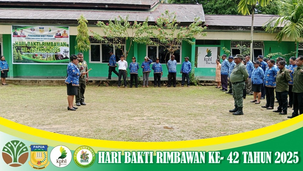 HARI BAKTI RIMBAWAN 2025 - Upacara dan Apel Gabungan 3 UPTD