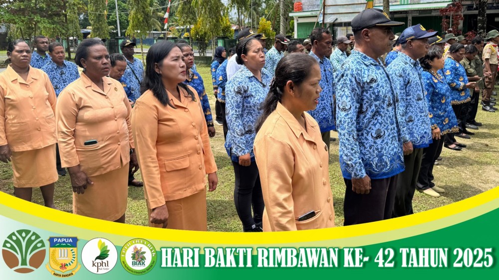 HARI BAKTI RIMBAWAN 2025 - Upacara dan Apel Gabungan 3 UPTD