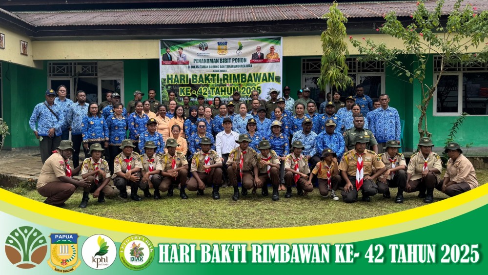 HARI BAKTI RIMBAWAN 2025 - Upacara dan Apel Gabungan 3 UPTD