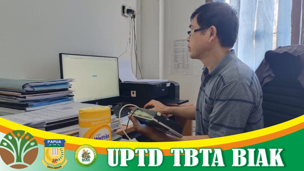 UPTD TBTA BIAK Melakukan Perekaman Absensi 2025 (Dok Bag 1)