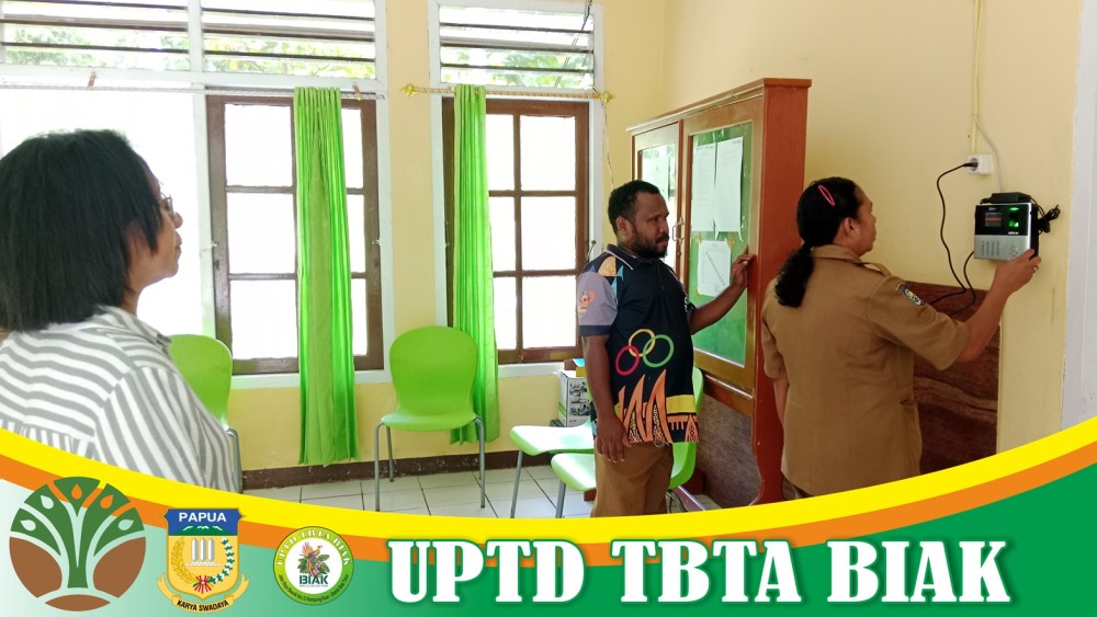 UPTD TBTA BIAK Melakukan Perekaman Absensi 2025 (Dok Bag 1)