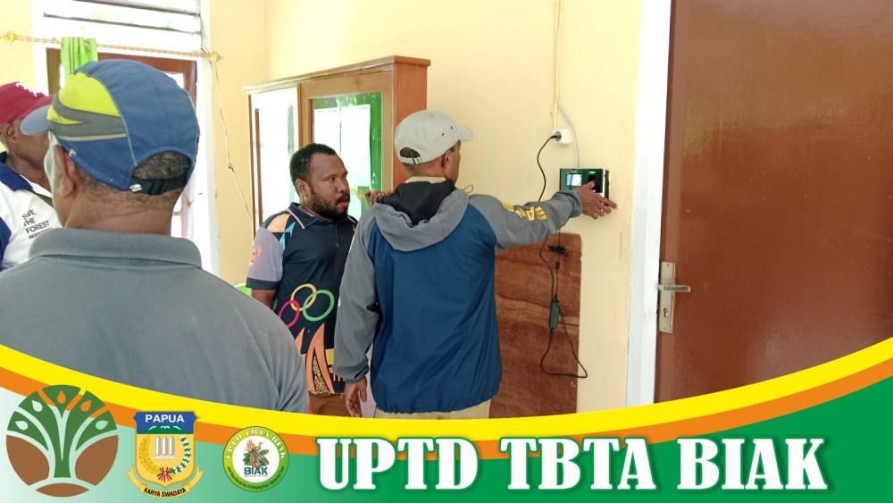UPTD TBTA BIAK Melakukan Perekaman Absensi 2025 (Dok Bag 1)