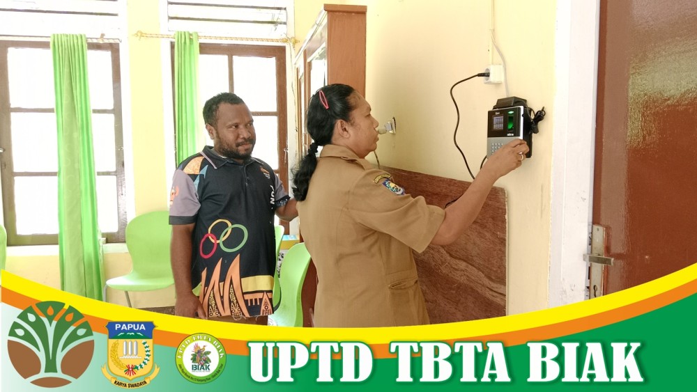UPTD TBTA BIAK Melakukan Perekaman Absensi 2025 (Dok Bag 1)