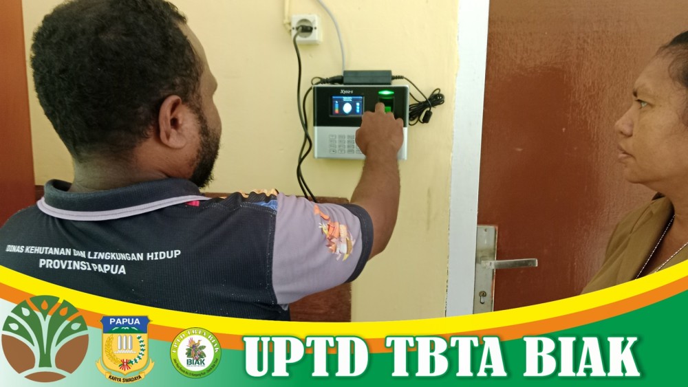 UPTD TBTA BIAK Melakukan Perekaman Absensi 2025 (Dok Bag 1)