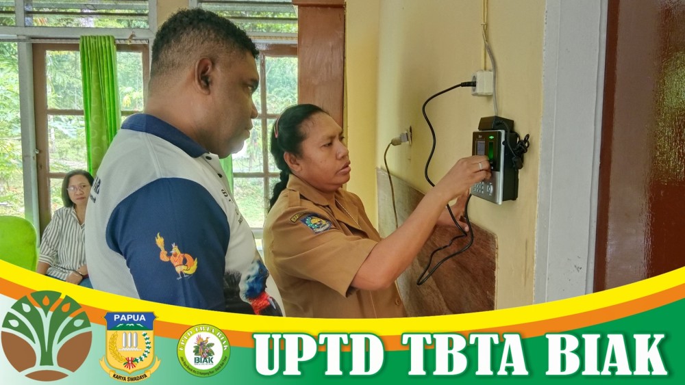UPTD TBTA BIAK Melakukan Perekaman Absensi 2025 (Dok Bag 2)