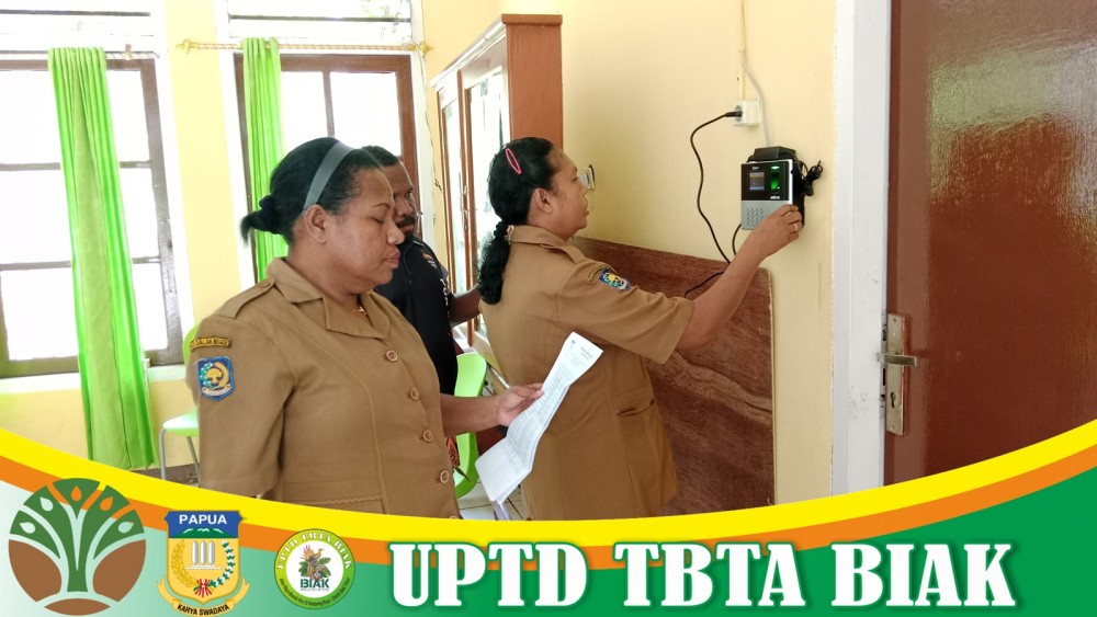 UPTD TBTA BIAK Melakukan Perekaman Absensi 2025 (Dok Bag 2)