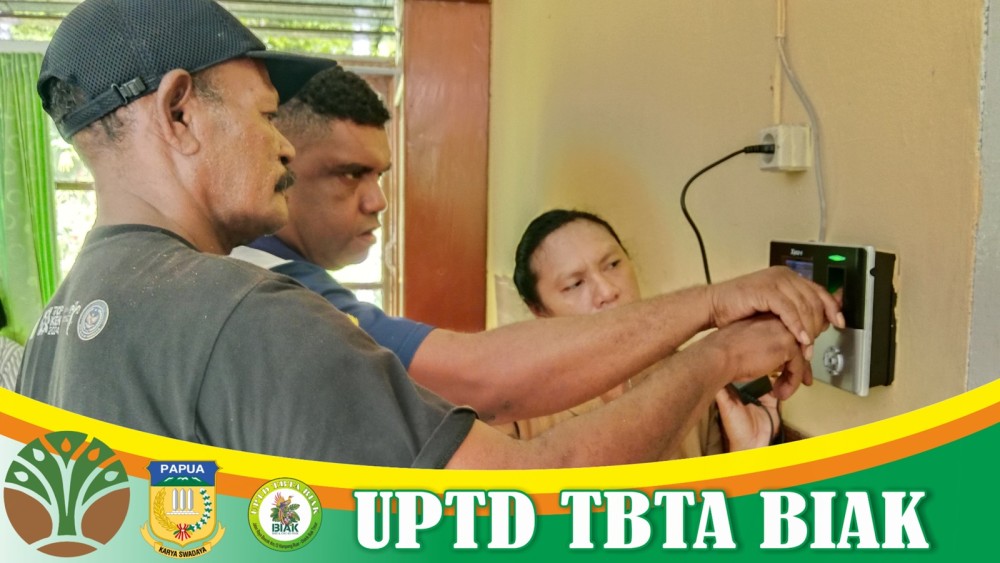 UPTD TBTA BIAK Melakukan Perekaman Absensi 2025 (Dok Bag 2)