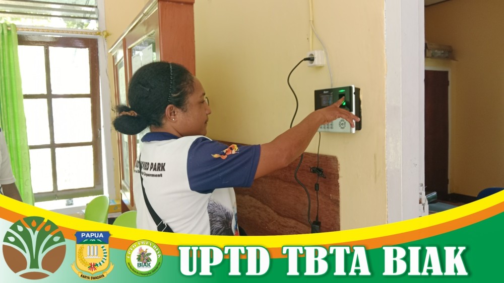 UPTD TBTA BIAK Melakukan Perekaman Absensi 2025 (Dok Bag 2)