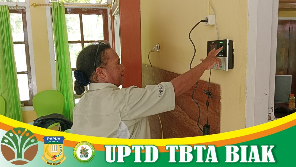 UPTD TBTA BIAK Melakukan Perekaman Absensi 2025 (Dok Bag 2)