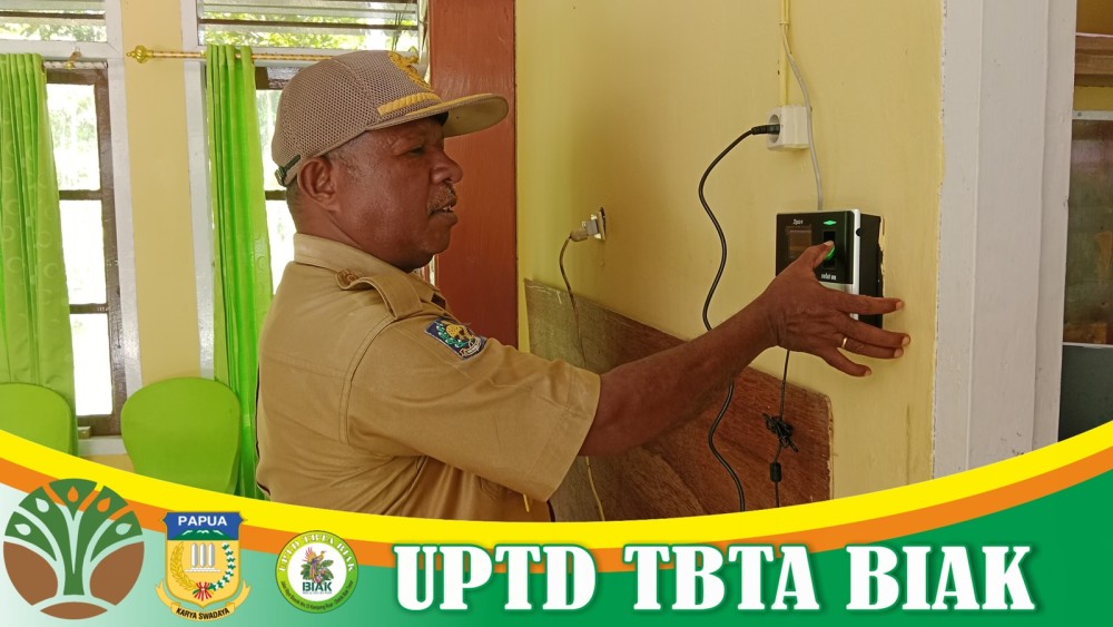UPTD TBTA BIAK Melakukan Perekaman Absensi 2025 (Dok Bag 2)