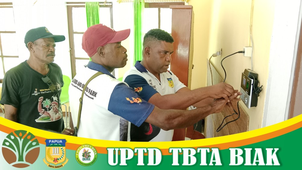 UPTD TBTA BIAK Melakukan Perekaman Absensi 2025 (Dok Bag 3)