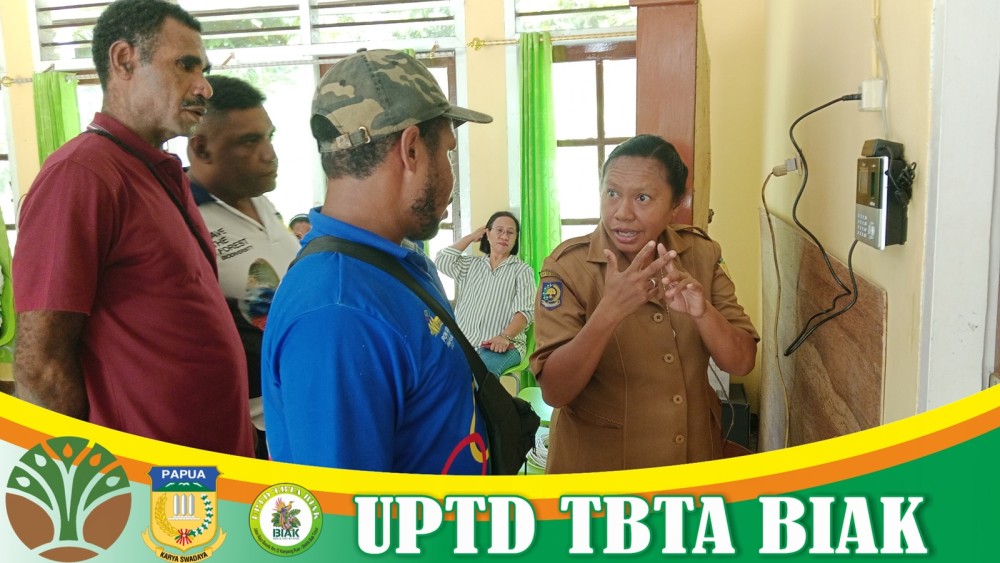 UPTD TBTA BIAK Melakukan Perekaman Absensi 2025 (Dok Bag 3)