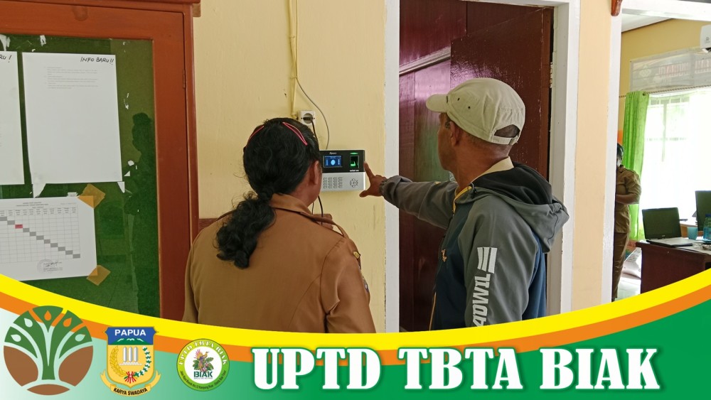 UPTD TBTA BIAK Melakukan Perekaman Absensi 2025 (Dok Bag 3)