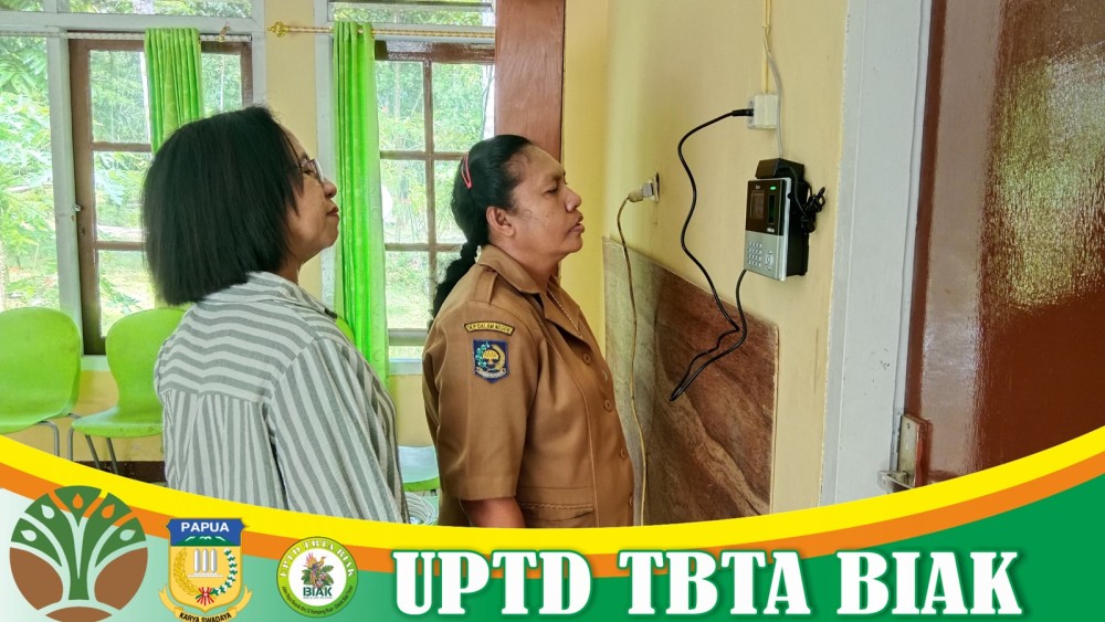 UPTD TBTA BIAK Melakukan Perekaman Absensi 2025 (Dok Bag 3)