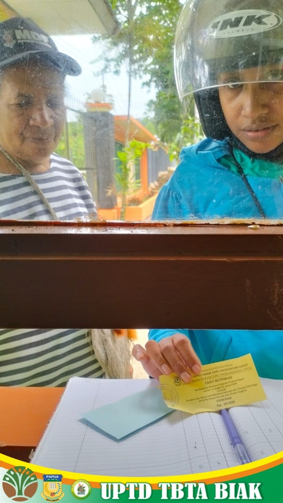 Dok Tamu Pengunjung dan Kerja Bakti di TBTA BIAK Bulan April 2025